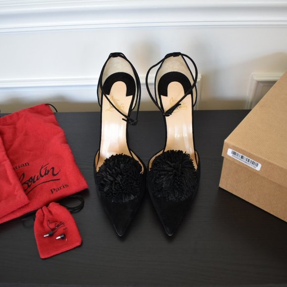 Christian Louboutin Shoes - CHRISTIAN LOUBOUTIN Tsarou Pom Strap Pump (Sz 11)